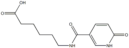 6-{[(6-oxo-1,6-dihydropyridin-3-yl)carbonyl]amino}hexanoic acid Structure