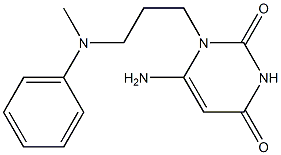 6-amino-1-{3-[methyl(phenyl)amino]propyl}-1,2,3,4-tetrahydropyrimidine-2,4-dione