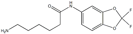  6-amino-N-(2,2-difluoro-1,3-benzodioxol-5-yl)hexanamide