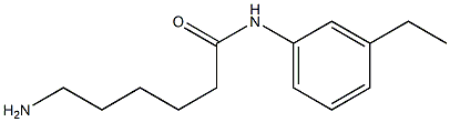6-amino-N-(3-ethylphenyl)hexanamide Structure