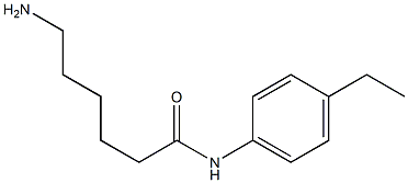 6-amino-N-(4-ethylphenyl)hexanamide 结构式