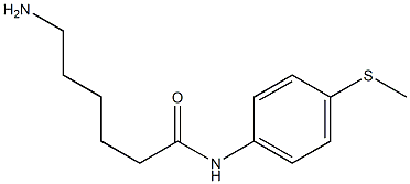  6-amino-N-[4-(methylthio)phenyl]hexanamide