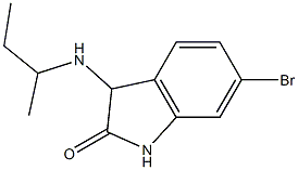 6-bromo-3-(butan-2-ylamino)-2,3-dihydro-1H-indol-2-one|