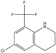 6-chloro-8-(trifluoromethyl)-1,2,3,4-tetrahydroquinoline Structure