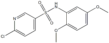  6-chloro-N-(2,5-dimethoxyphenyl)pyridine-3-sulfonamide