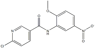 6-chloro-N-(2-methoxy-5-nitrophenyl)pyridine-3-carboxamide