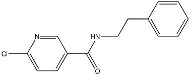  6-chloro-N-(2-phenylethyl)pyridine-3-carboxamide