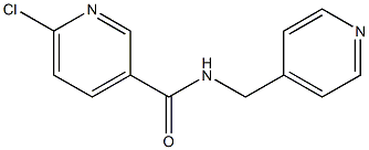 6-chloro-N-(pyridin-4-ylmethyl)pyridine-3-carboxamide Structure