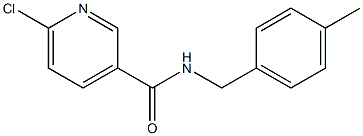 6-chloro-N-[(4-methylphenyl)methyl]pyridine-3-carboxamide
