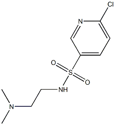 6-chloro-N-[2-(dimethylamino)ethyl]pyridine-3-sulfonamide