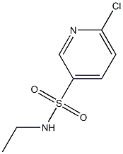 6-chloro-N-ethylpyridine-3-sulfonamide Structure