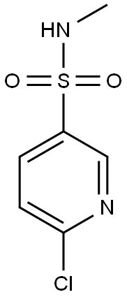 6-chloro-N-methylpyridine-3-sulfonamide Structure