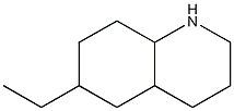 6-ethyldecahydroquinoline Structure