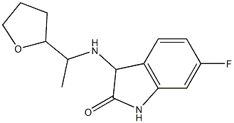  6-fluoro-3-{[1-(oxolan-2-yl)ethyl]amino}-2,3-dihydro-1H-indol-2-one