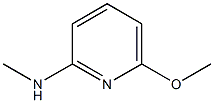 6-methoxy-N-methylpyridin-2-amine 化学構造式