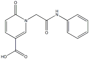  6-oxo-1-[(phenylcarbamoyl)methyl]-1,6-dihydropyridine-3-carboxylic acid