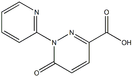 6-oxo-1-pyridin-2-yl-1,6-dihydropyridazine-3-carboxylic acid 化学構造式