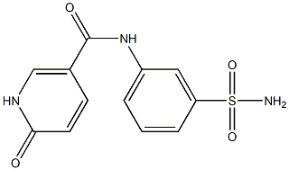 6-oxo-N-(3-sulfamoylphenyl)-1,6-dihydropyridine-3-carboxamide Structure