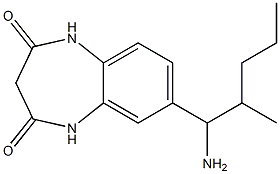 7-(1-amino-2-methylpentyl)-2,3,4,5-tetrahydro-1H-1,5-benzodiazepine-2,4-dione|