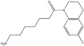 7-(6-methyl-3,4-dihydroquinolin-1(2H)-yl)-7-oxoheptan-1-amine Structure