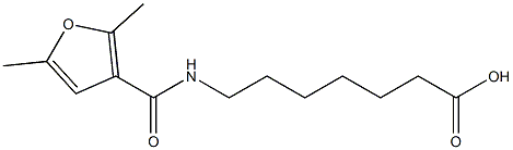 7-[(2,5-dimethyl-3-furoyl)amino]heptanoic acid