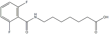 7-[(2,6-difluorobenzoyl)amino]heptanoic acid Structure