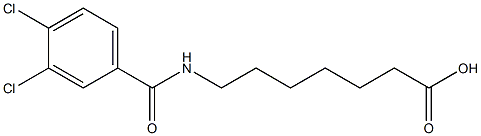 7-[(3,4-dichlorophenyl)formamido]heptanoic acid