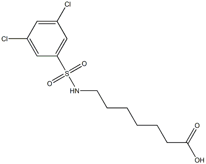 7-[(3,5-dichlorobenzene)sulfonamido]heptanoic acid