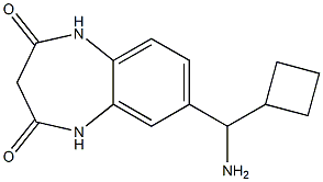 7-[amino(cyclobutyl)methyl]-2,3,4,5-tetrahydro-1H-1,5-benzodiazepine-2,4-dione Structure