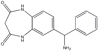 7-[amino(phenyl)methyl]-2,3,4,5-tetrahydro-1H-1,5-benzodiazepine-2,4-dione Structure