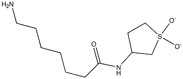 7-amino-N-(1,1-dioxidotetrahydrothien-3-yl)heptanamide Structure