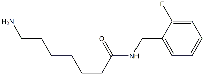 7-amino-N-(2-fluorobenzyl)heptanamide Structure
