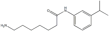7-amino-N-[3-(propan-2-yl)phenyl]heptanamide