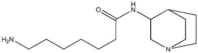 7-amino-N-1-azabicyclo[2.2.2]oct-3-ylheptanamide Structure