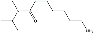 7-amino-N-isopropyl-N-methylheptanamide 化学構造式