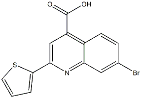 7-bromo-2-(thiophen-2-yl)quinoline-4-carboxylic acid|