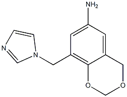 8-(1H-imidazol-1-ylmethyl)-2,4-dihydro-1,3-benzodioxin-6-amine Structure