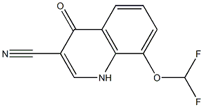 8-(difluoromethoxy)-4-oxo-1,4-dihydroquinoline-3-carbonitrile