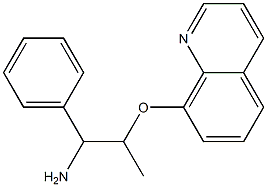 8-[(1-amino-1-phenylpropan-2-yl)oxy]quinoline