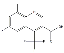 8-fluoro-6-methyl-4-(trifluoromethyl)quinoline-3-carboxylic acid