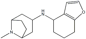 8-methyl-N-(4,5,6,7-tetrahydro-1-benzofuran-4-yl)-8-azabicyclo[3.2.1]octan-3-amine,,结构式