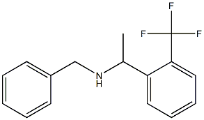benzyl({1-[2-(trifluoromethyl)phenyl]ethyl})amine Struktur