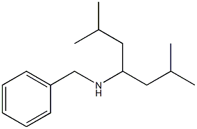 benzyl(2,6-dimethylheptan-4-yl)amine Structure
