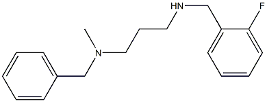 benzyl(3-{[(2-fluorophenyl)methyl]amino}propyl)methylamine