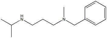 benzyl(methyl)[3-(propan-2-ylamino)propyl]amine Struktur