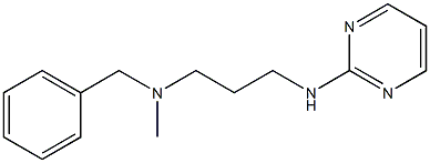 benzyl(methyl)[3-(pyrimidin-2-ylamino)propyl]amine Struktur