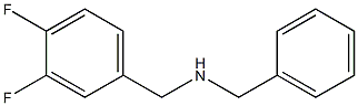 benzyl[(3,4-difluorophenyl)methyl]amine Structure