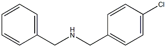 benzyl[(4-chlorophenyl)methyl]amine 化学構造式