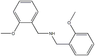 bis[(2-methoxyphenyl)methyl]amine Structure