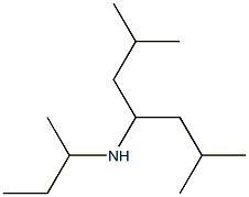 butan-2-yl(2,6-dimethylheptan-4-yl)amine Structure